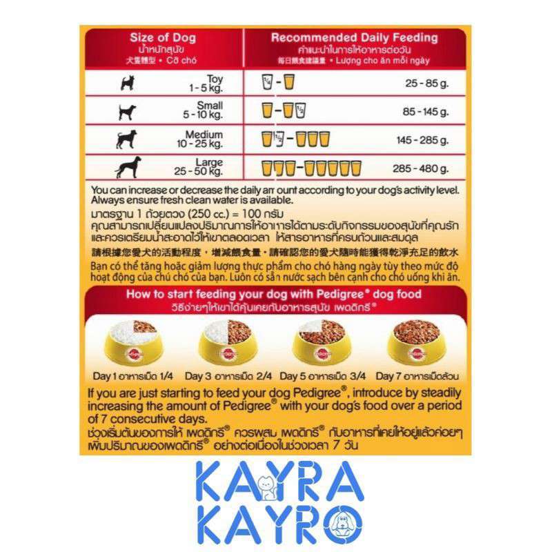 Jual Pedigree Adult Dog Food Kg Makanan Anjing Di Seller