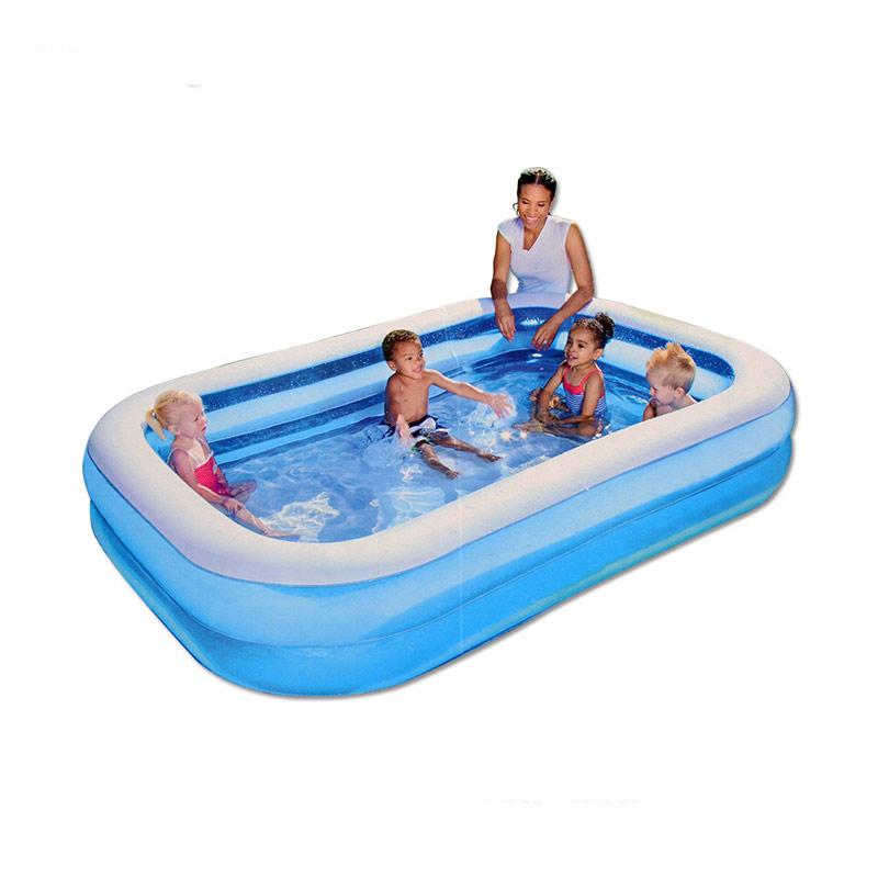 Jual Bestway 54006 Kolam Renang Anak 262 X 175 X 51 2 Ring Online Oktober 2020 Blibli Com