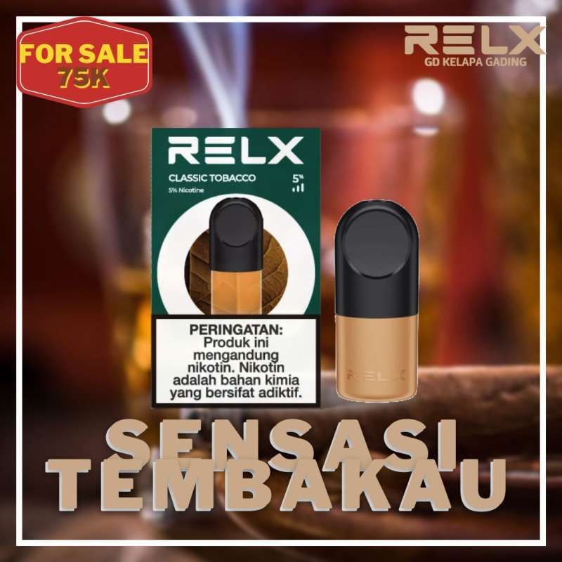 Jual Relx Pod - Classic Tobacco (isi 1 Pod) Di Seller Relx Gd Kelapa Gading  - Relx Gd Official Kelapa Gading - Kota Jakarta Utara