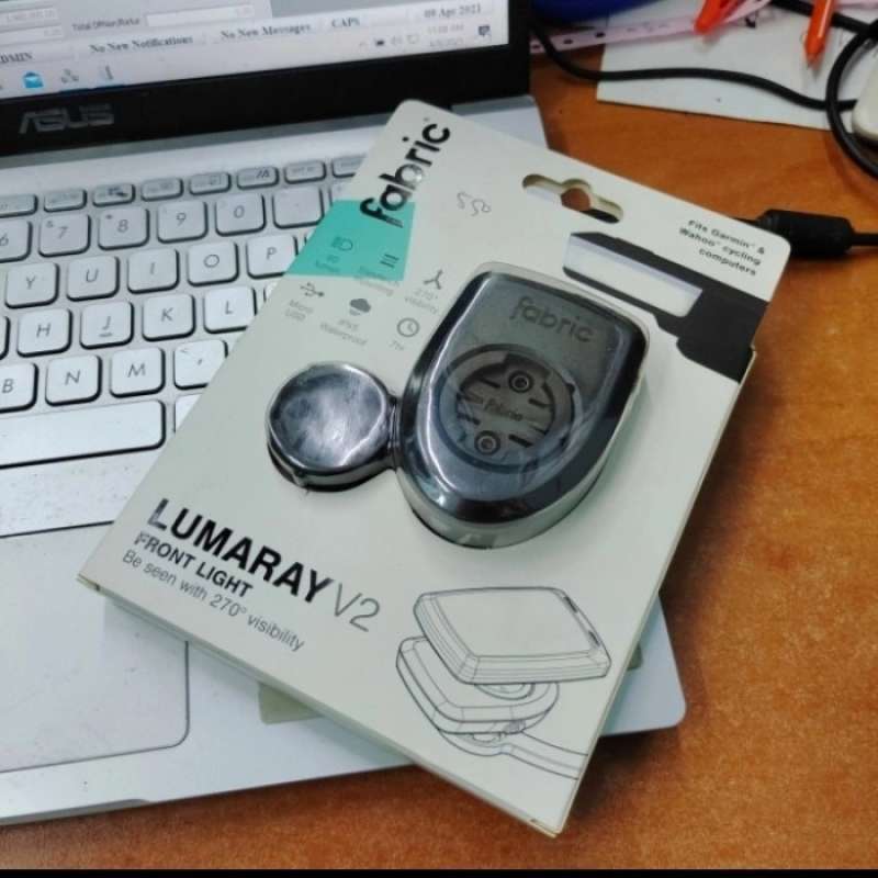 Jual Lampu Depan Sandwich 60 Lumen Fabric Lumaray V2-Wahoo di ...