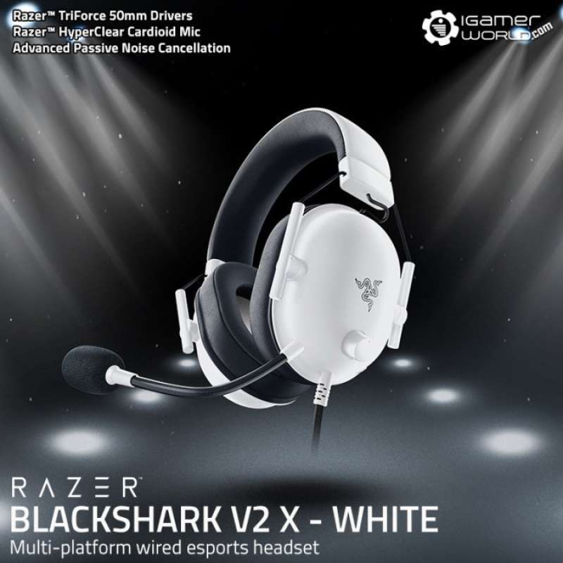 Promo Razer Blackshark V2 X White 