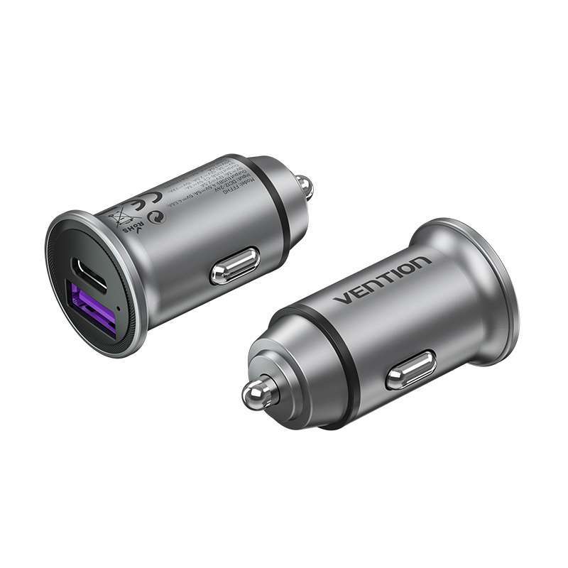 Vention Car Charger Usb Type A+C Samsung Iphone Android Xiaomi