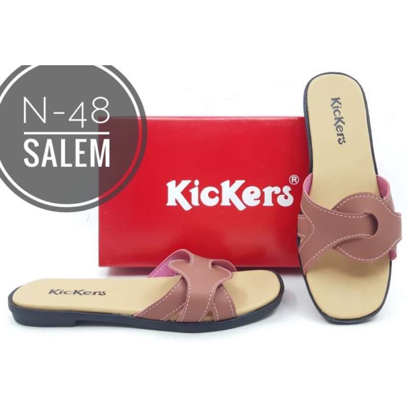 Jual Gratis Ongkir Promo Sandal Kickers Wanita Q294 38 Hitam di