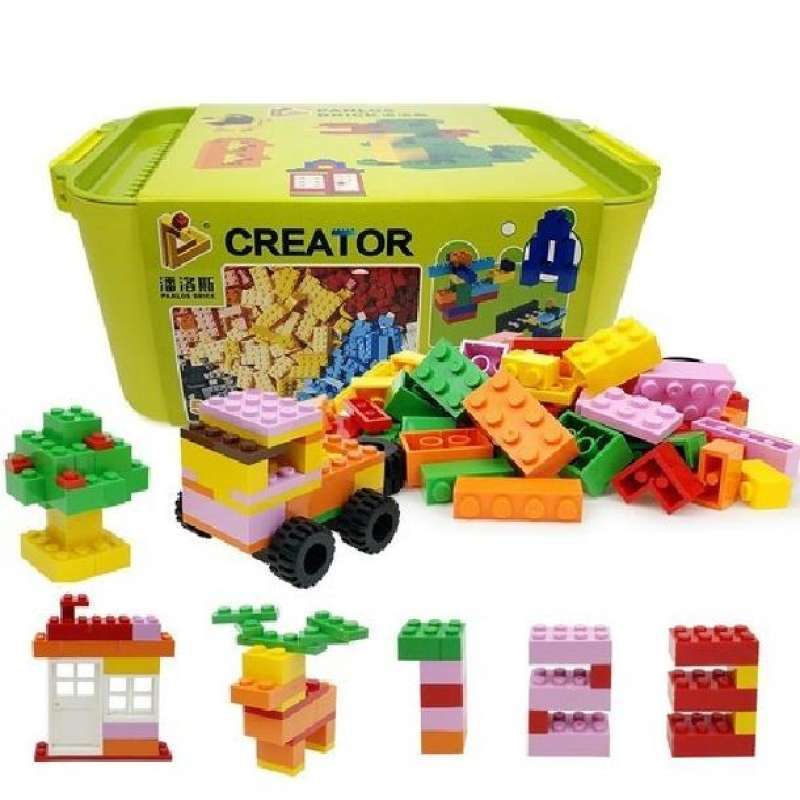 Jual Panlos Brick Creator 500 Pcs Mainan Edukasi Building Block