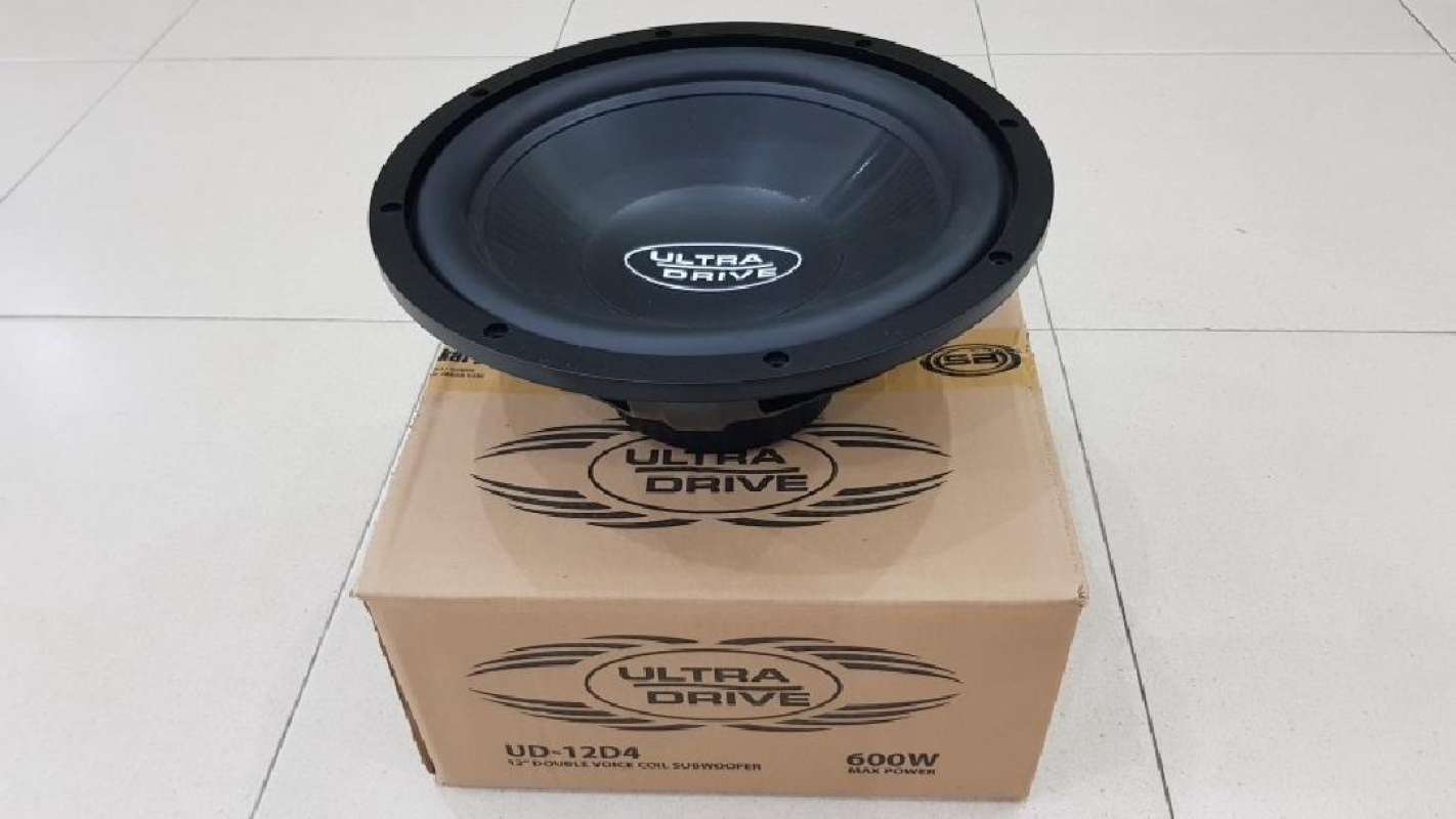 SUBWOOFER ULTRA DRIVE DOUBLE COIL 12 INCH ORIGINAL GOOD QUALITY