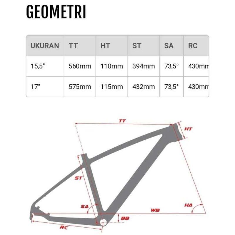 Jual FRAME MTB 27.5 MOSSO 7519 XCT CAMELEON di Seller Kayumas Bike