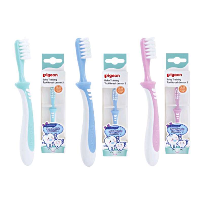 Promo Pigeon Baby Training Toothbrush Lesson 3 Sikat Gigi Bayi