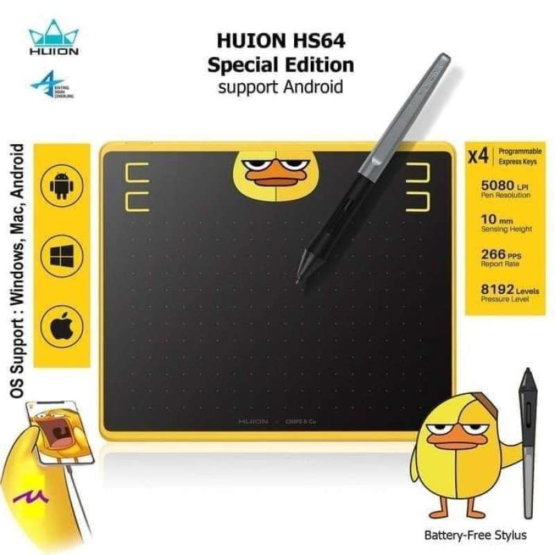 Huion HS64 special edition Chips Co