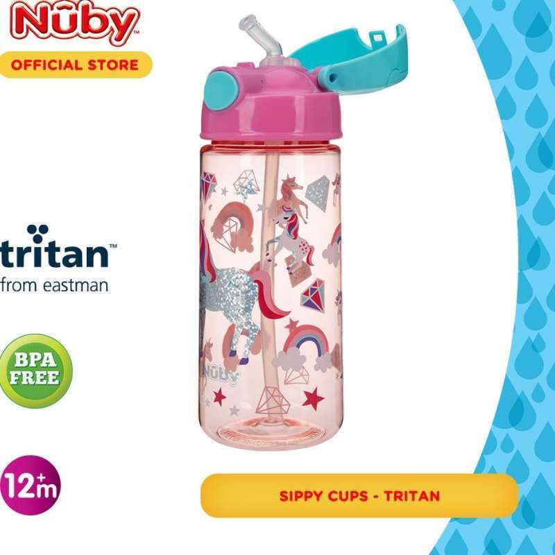 Jual Nuby Tritan Flipit Glitter Unicorn Botol Minum Di Seller