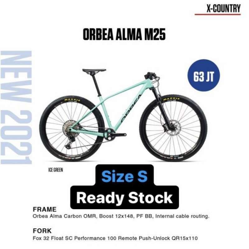 Jual MTB HARDTAIL XC ORBEA ALMA M25 2021 di Seller Technobike