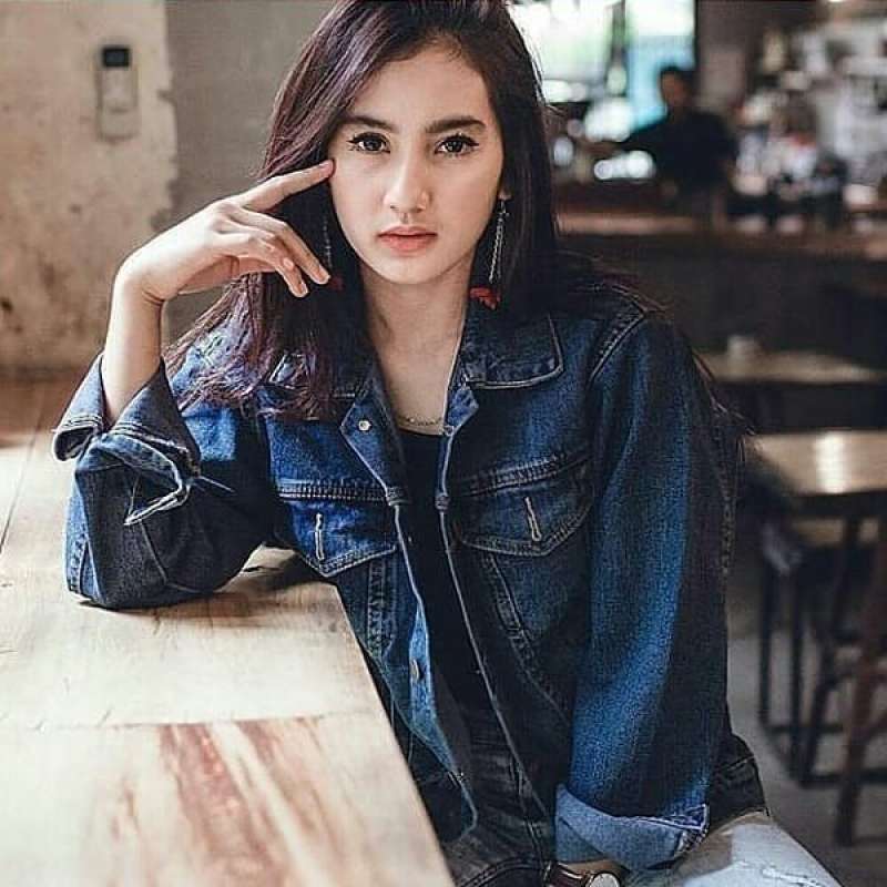 Jual Cod Jaket Jeans Denim Jacket Oversize Cewe Cewek Wanita Blue Black Di Seller Andi shop Duren Sawit Kota Jakarta Timur Blibli