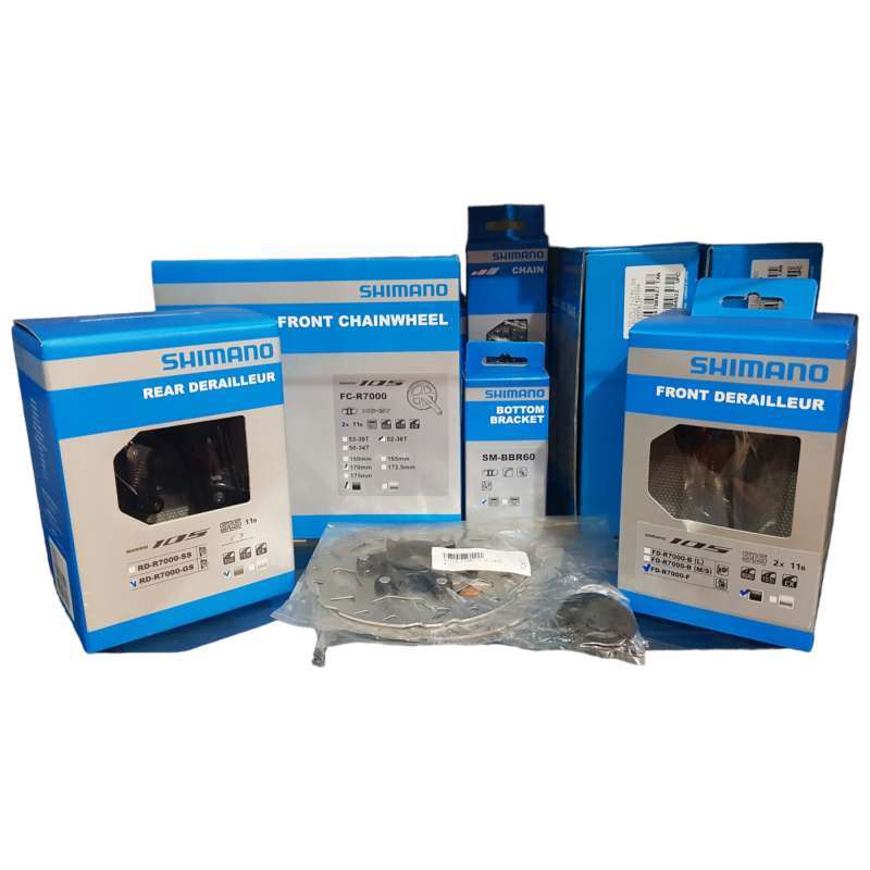 Jual Shimano 105 R7020 Disc Brake 11 Speed Groupset Sepeda 52