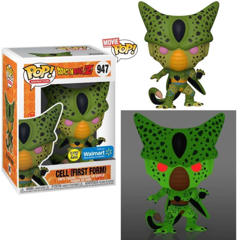 Funko Pop! Dragon Ball Z - Cell First Form Glow in the Dark #947