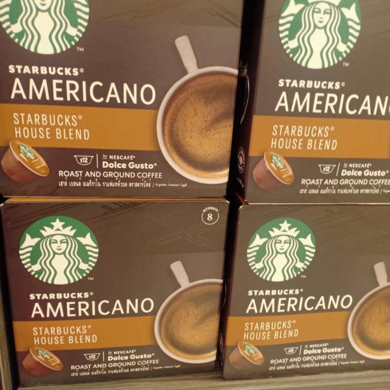 108 Capsules House Blend Americano Starbucks by Nescafé Dolce Gusto  American Long Coffee