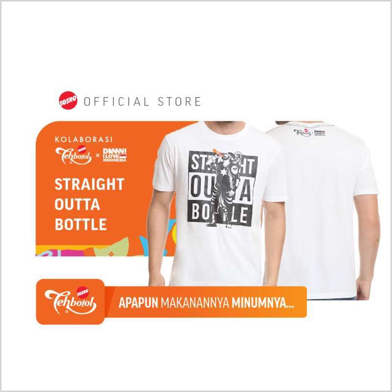 Promo T shirt Tehbotol Sosro X Damn I Love Indonesia straight Outta Bottle Diskon 52 Di Seller Sosro Official Store Medan Satria Kota Bekasi Blibli