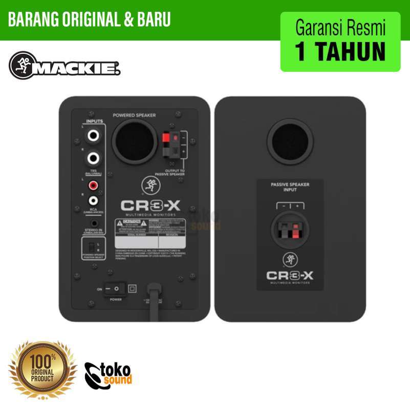 Jual Mackie CR3 X CR3X CR 3X Speaker Flat Studio Monitor Home