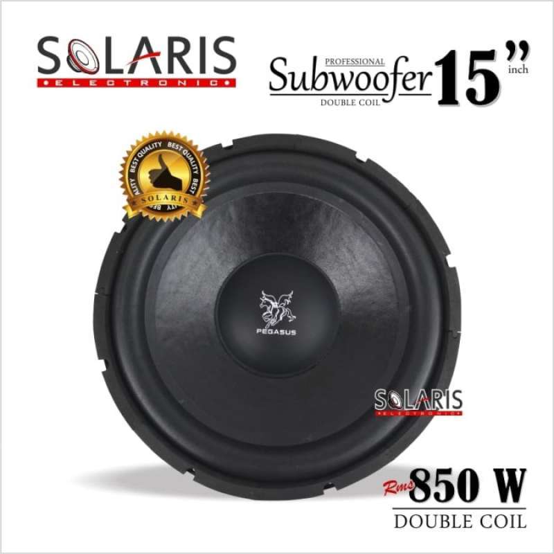 Jual SUBWOOFER 15 Inch DOUBLE COIL 850 Watt RMS PEGASUS PG 1556 di