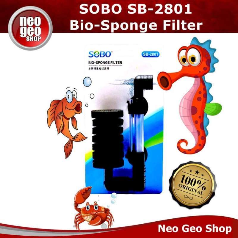 Jual Sobo Sb 2801 Bio Chemical Sponge Filter Foam Biofoam Aquarium
