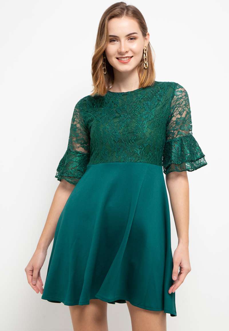 Hijau emerald dress hot sale