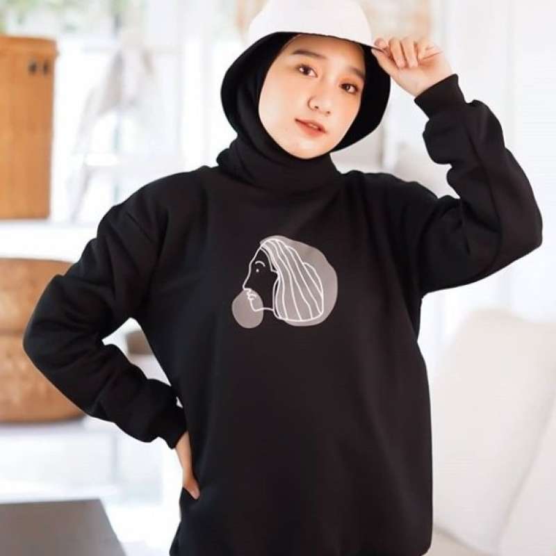 Trendy Zara Face, sweater cewe/cowo 