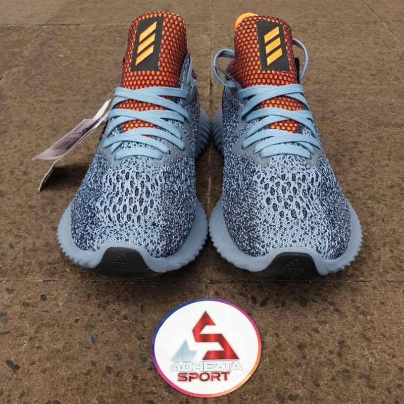 Jual Adidas Alphabounce Beyond Raw Grey Hi Res Orange Legend Ink