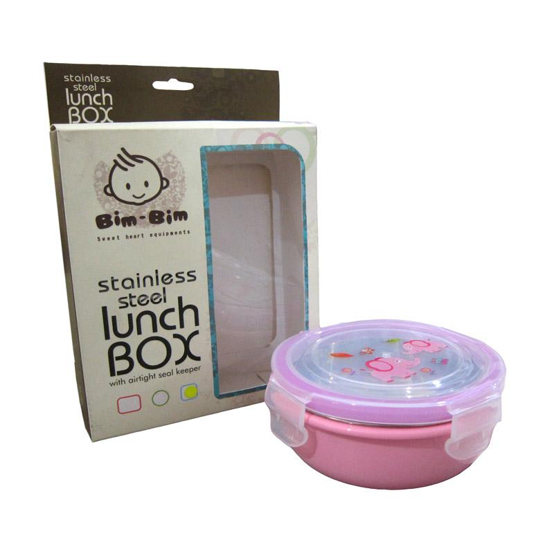 Jual Bim Bim 8420 Stainless Steel Lunch Box Tempat Makan Anak Online November 2020 Blibli