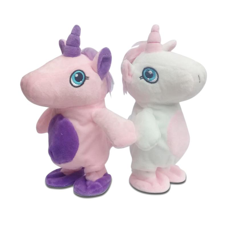 Jual Oem Moving And Talking Unicorn Toys Repeats What You Say Interactive Plush Toys Cute Unicorn Dolls Walking Toys Online Oktober 2020 Blibli Com