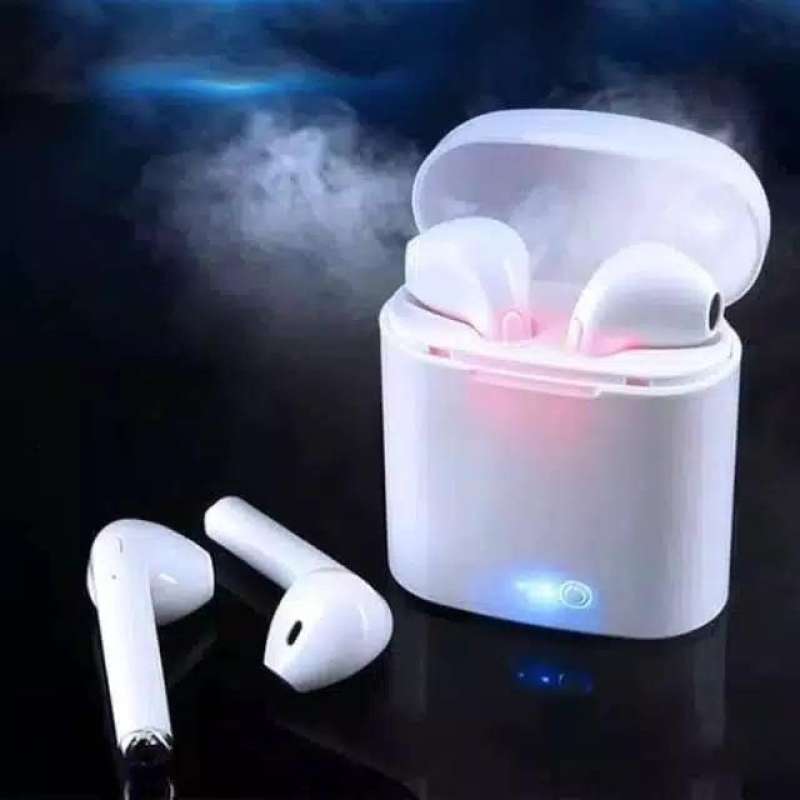 Cara mengecas outlet airpods i7s tws