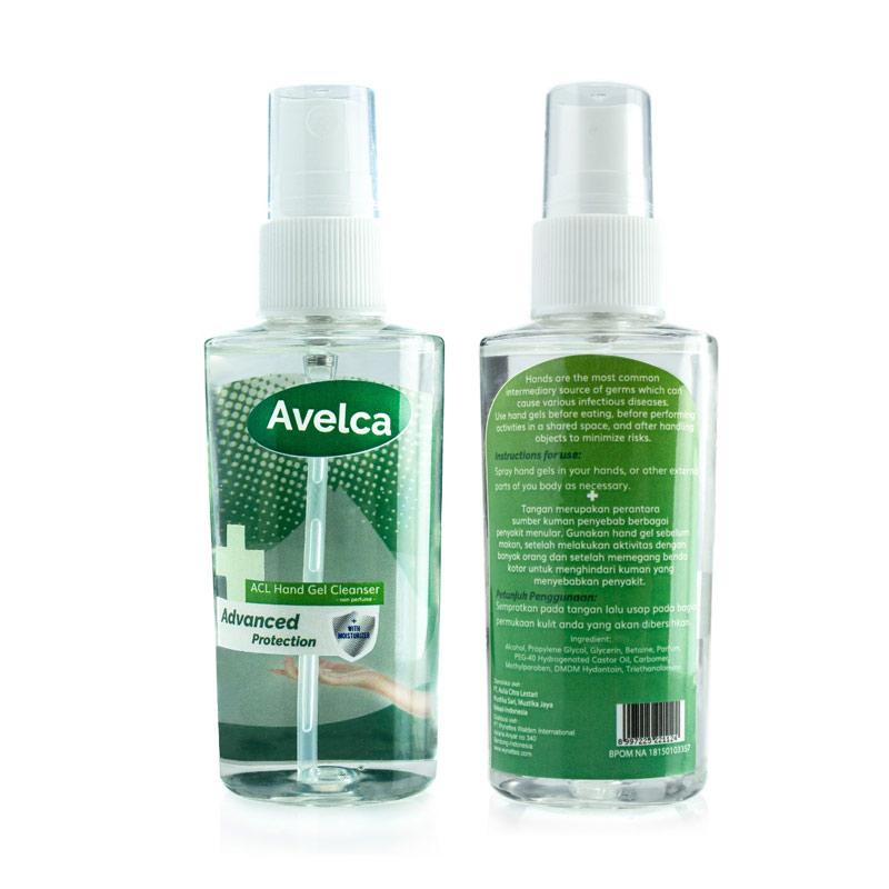 Jual Avelca Anti Bacterial Hand Sanitizer Hijau 50 Ml Murah