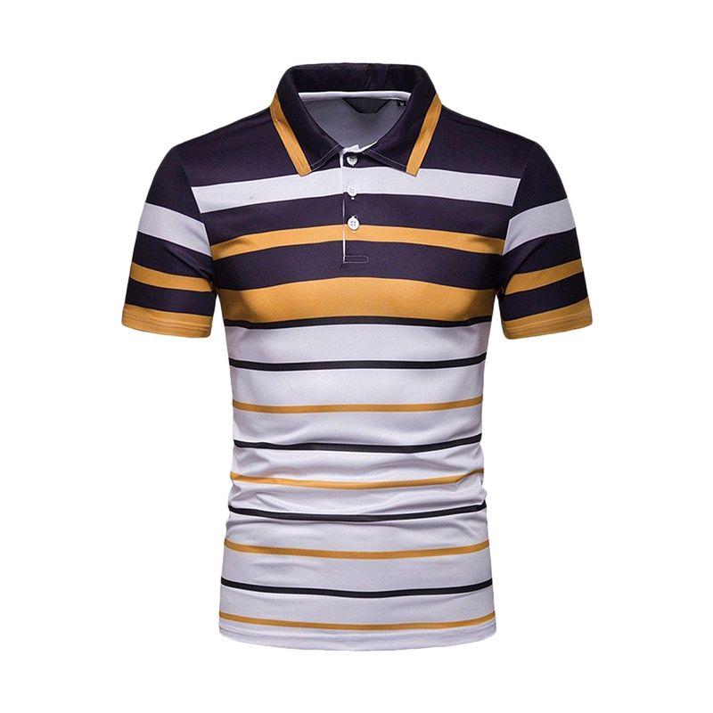 striped polo mens