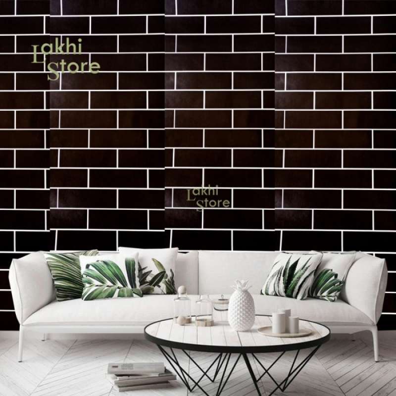 Wallpaper dinding batu bata