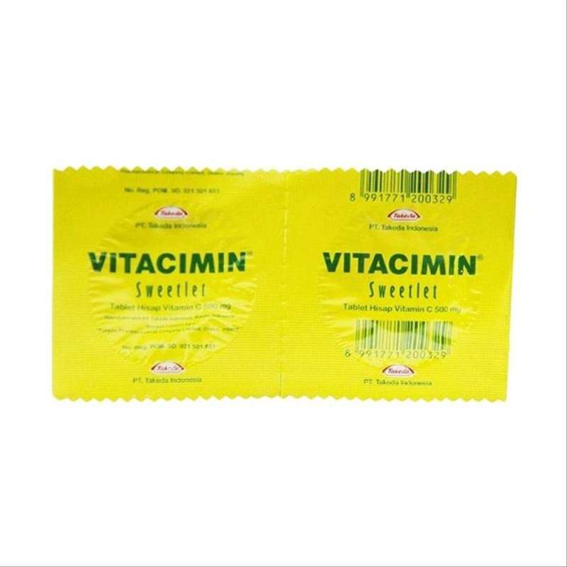 Jual Vitacimin Tablet Hisap Vitamin C 2 Tablet Online November 2020 Blibli Com