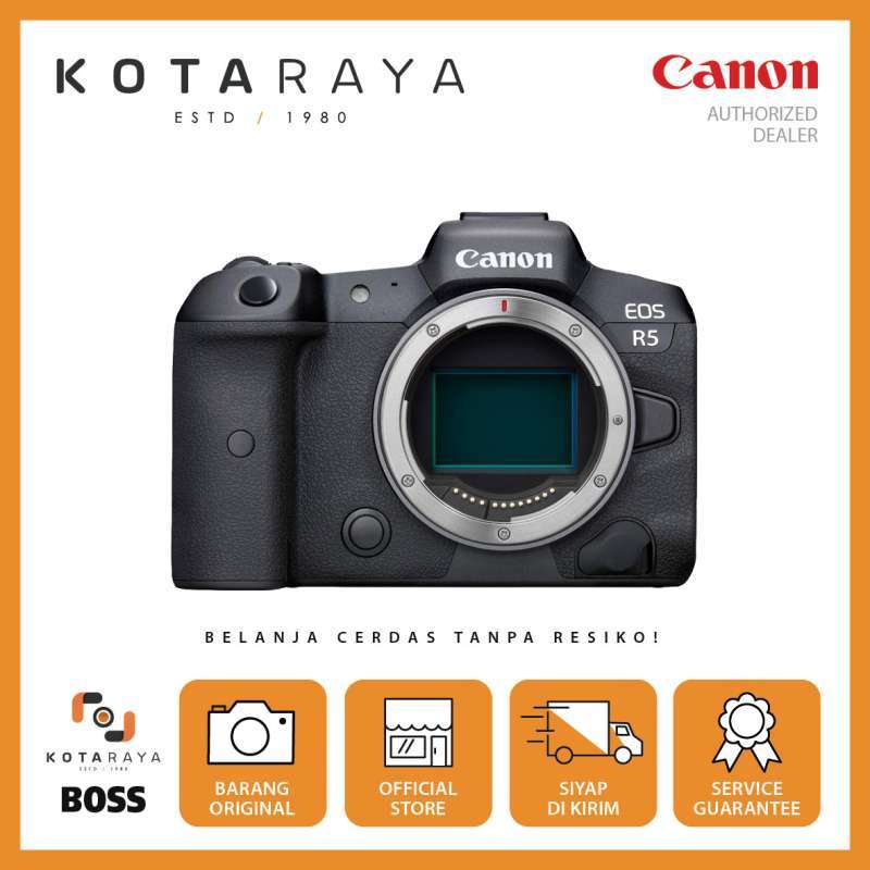 Canon EOS R5 Mirrorless Camera Body Only GARANSI RESMI