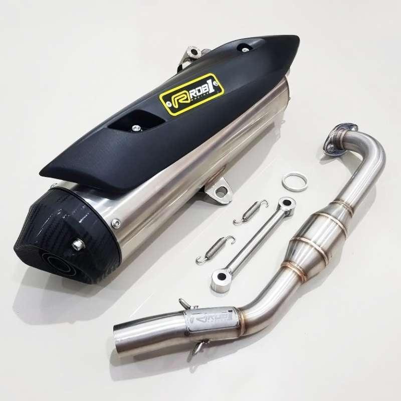 Jual Rcb Racing Knalpot Standar Power Boom Rob1 End Cup V Carbon For Nmax Online April 2021 Blibli