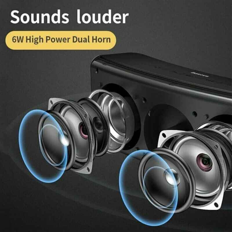 Jual Baseus Encok E08 Bluetooth Bt Speaker Wireless Portable 3d Stereo Sound Online Februari 2021 Blibli