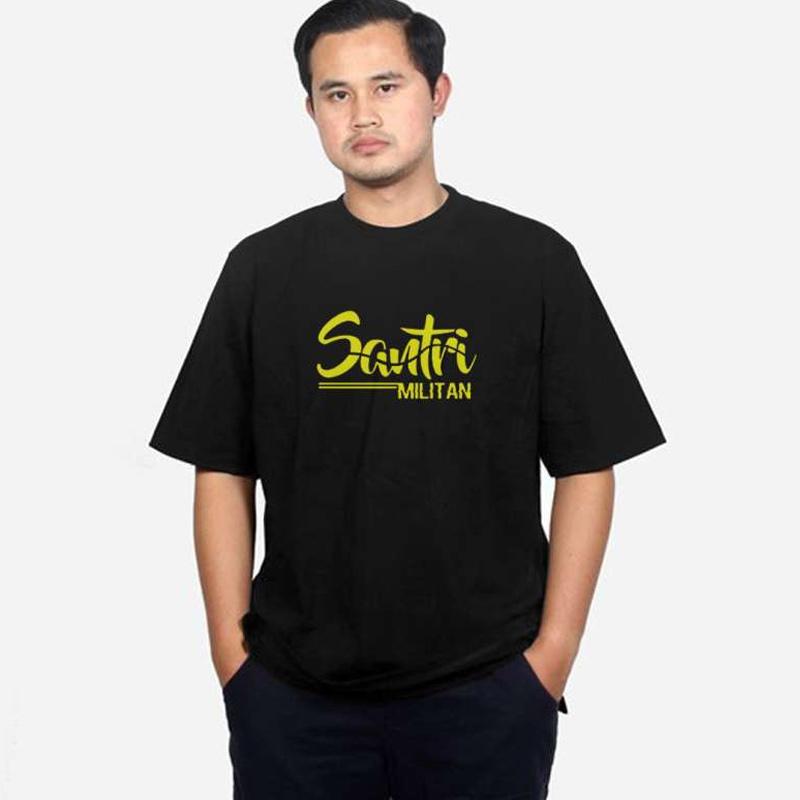 Jual Raihan Media Santri Militan T Shirt Unisex Hitam Terbaru Oktober 2021 Harga Murah Kualitas Terjamin Blibli