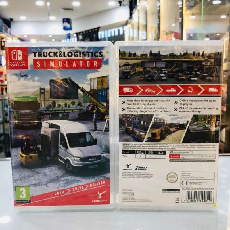 Gameplay Nintendo Switch Truck And Logistics Simulator Truck