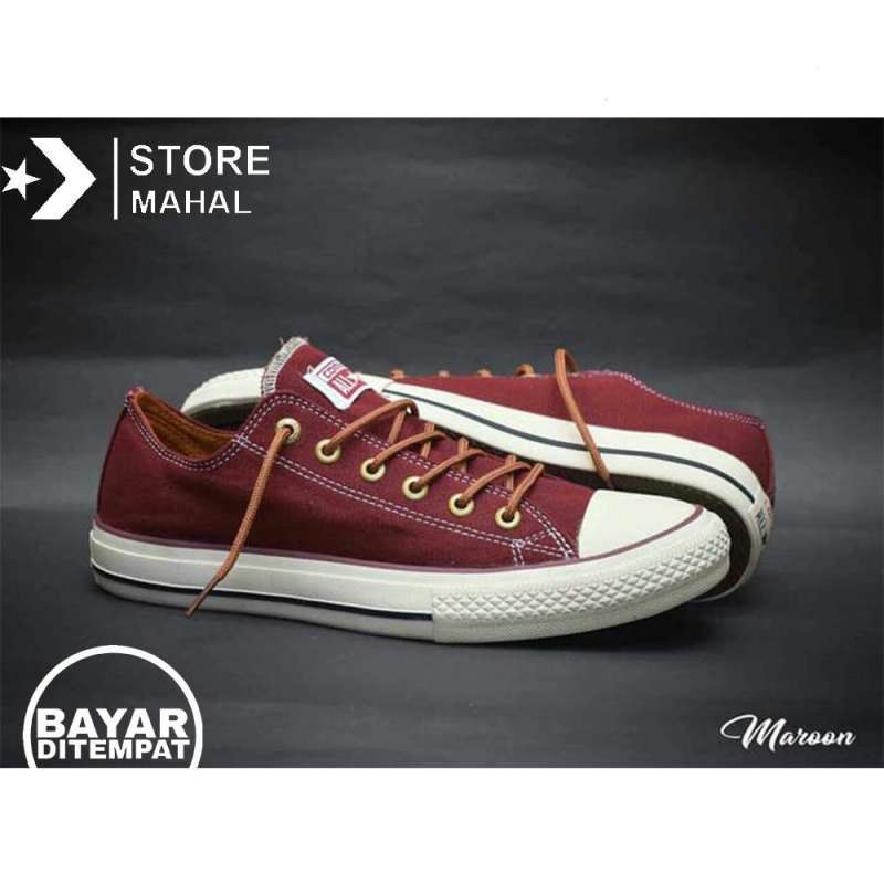 Jual Sepatu All Star Premium Kanvas Unisex Sneakers Casual Sepatu Pria Dan Wanita Terbaru Termurah Sepatu Sekolah Allstar Maroon Terbaru 2022 Store Mahal 42 Maroon Di Seller Absy.id Kemayoran