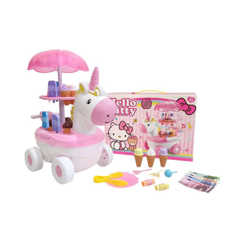 Jual Gerobak Es Krim Unicorn Unicorn Ice Cream Cart Online Oktober 2020 Blibli Com