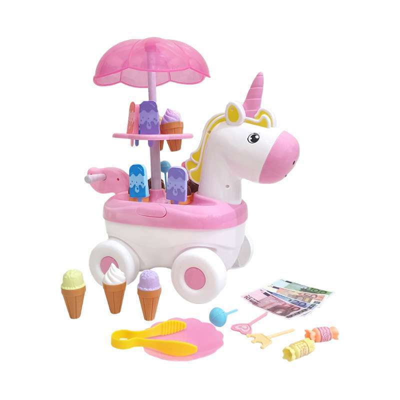 Jual Gerobak Es Krim Unicorn Unicorn Ice Cream Cart Online Oktober 2020 Blibli Com