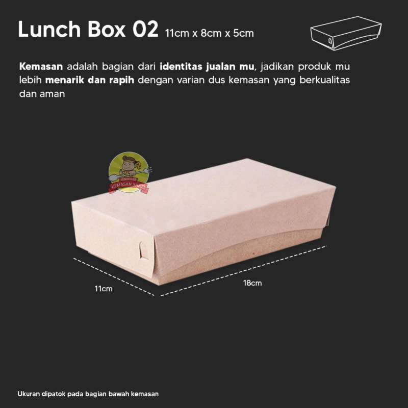 Jual Lunch Box Paper Kraft Size Large Kotak Makan Take Away Isi 100 Online Desember 2020 Blibli
