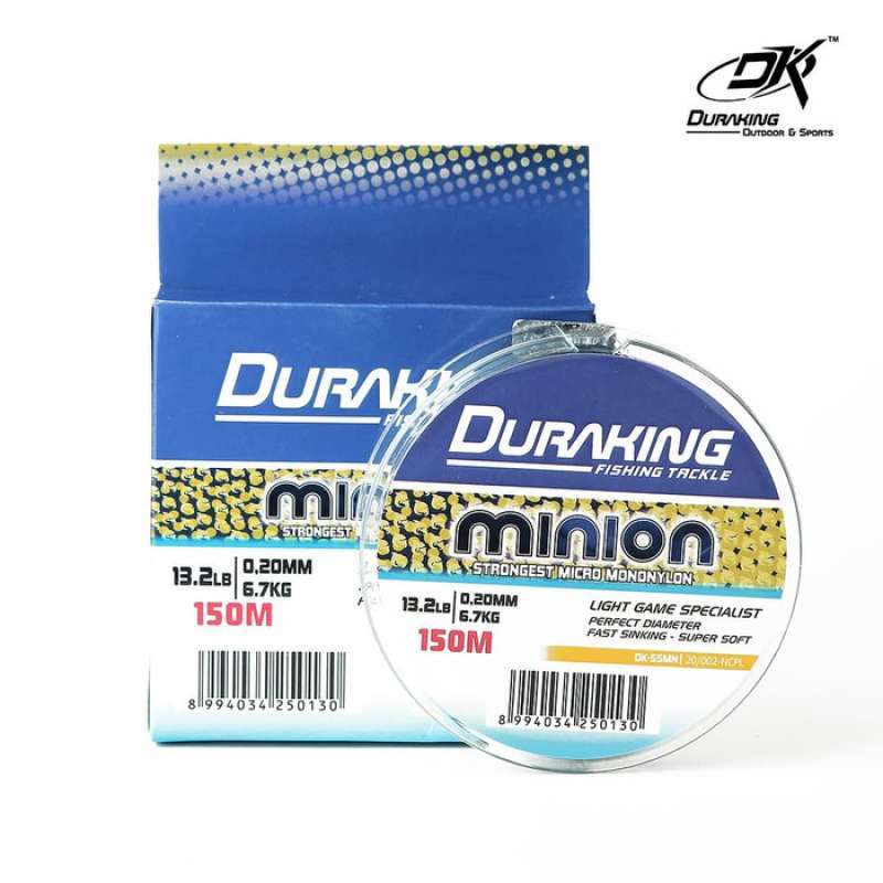 Jual Duraking Minion 150 M Fishing Line Mono Single Pack Size 8 8lb 0 18mm 6 0kg Terbaru Juli 2021 Blibli