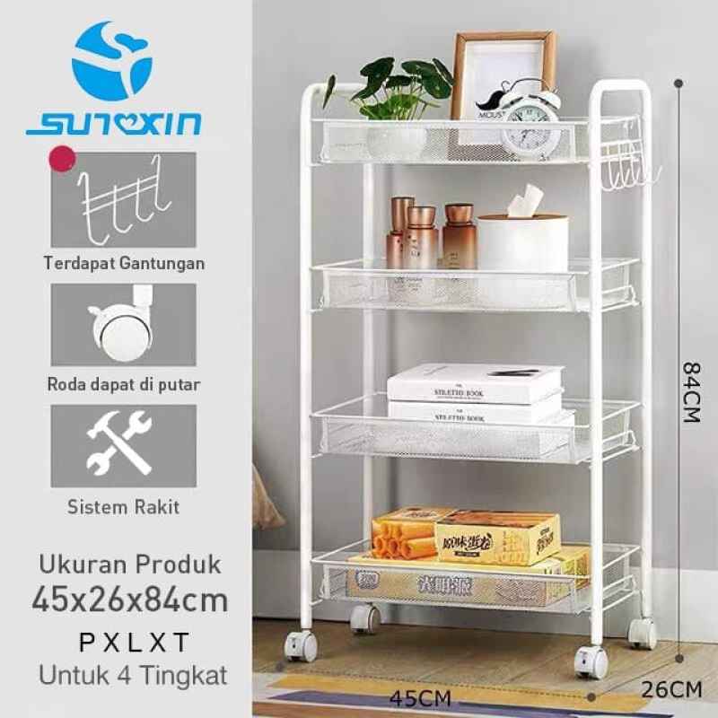 Jual Sunxin Rak Serbaguna Rak Dapur 4 Susun Online September 2020 Blibli Com