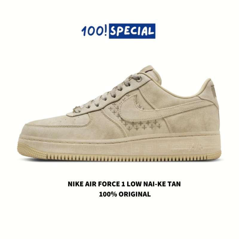 Jual Sepatu Nike Air Force 1 Low NAI KE Tan BNIB Original di