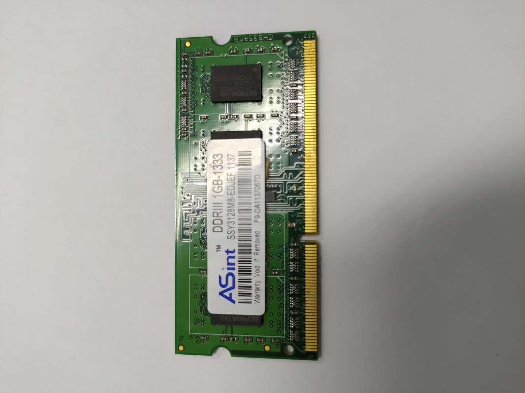 Jual Asint Memory Ram Laptop Sodimm 1gb Ddr3 1333 Online Desember 2020 Blibli