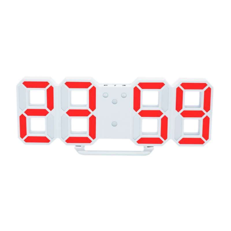 modern design abs digital led wall clock watches 24 or 12 hour display clock