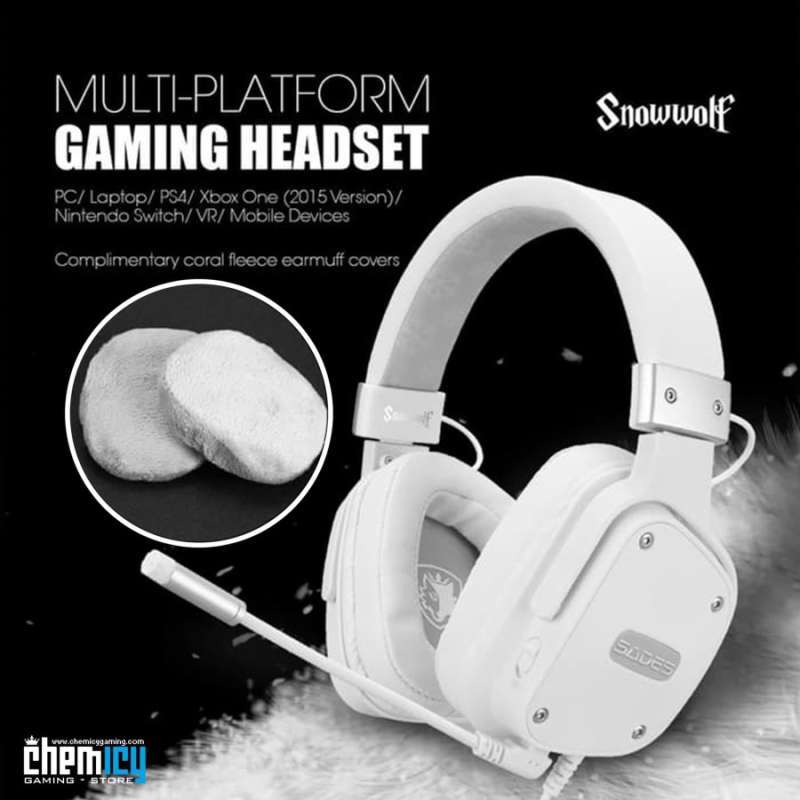 Sades snowwolf gaming headset new arrivals