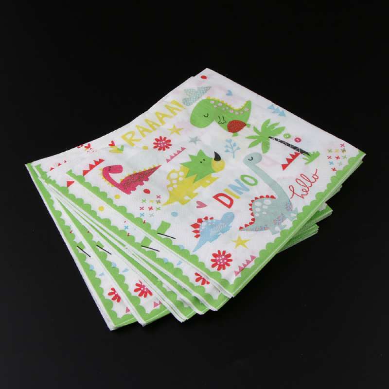 Jual 20 X Dinosaurs Disposable Paper Napkin For Birthday Party Table Decoration Online Oktober 2020 Blibli Com