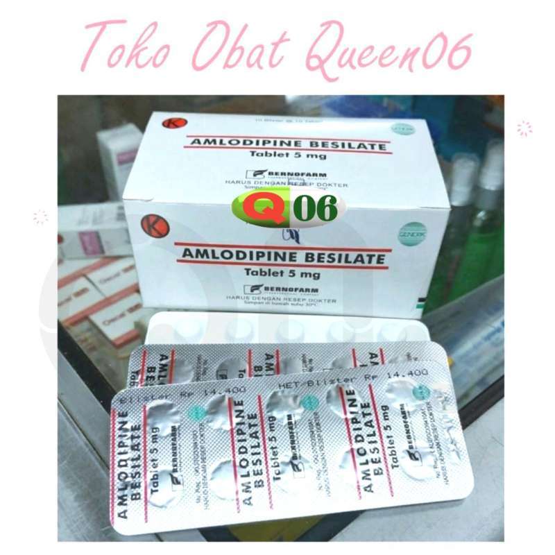 Jual Amlodipine Besilate 5 Mg Bernofarm Obat Hipertensi Darah Tinggi Jantung Stroke Per Blister Original 10 Tablet Terbaru Juli 2021 Blibli