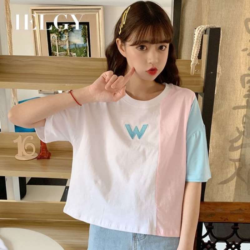 t-shirt Korean style loose top 